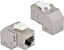 Attēls no Delock Keystone Module RJ45 jack to RJ45 jack Cat.6A 90° angled