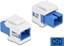 Изображение Delock Keystone Module SC Simplex female to SC Simplex female blue / white