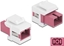 Изображение Delock Keystone Module SC Simplex female to SC Simplex female violet / white