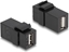 Picture of Delock Keystone Module USB 2.0 A female to USB 2.0 A female black