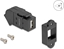 Изображение Delock Keystone Module USB 2.0 Type-A panel mount female to Type-A female 45° angled black