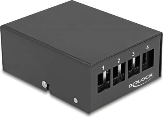 Picture of Delock Keystone Patch Panel 4 Port black