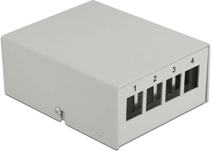Picture of Delock Keystone Patch Panel 4 Port grey