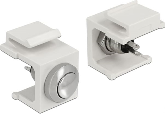 Picture of Delock Keystone Push-button white