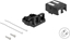 Изображение Delock Keystone Surface Mounted Box 2 Port with magnetic bottom, black