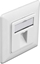 Attēls no Delock Keystone Wall Outlet 1 port compact