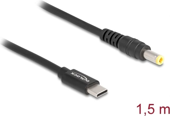 Picture of Delock Laptop Charging Cable USB Type-C™ male to 5.5 x 2.5 mm male