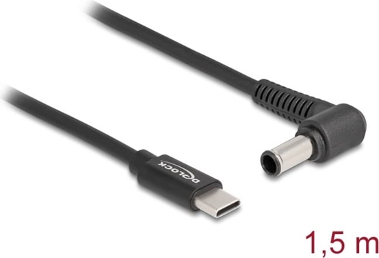 Picture of Delock Laptop Charging Cable USB Type-C™ male to Sony 6.0 x 4.3 mm male