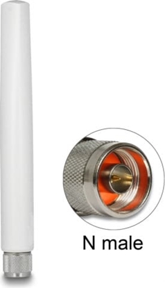 Picture of Delock LoRa 868 MHz Antenna N plug 2.09 dBi omnidirectional fixed outdoor white