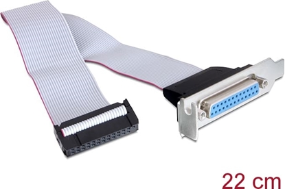 Picture of Delock Low Profile Slot Bracket > 1 x Parallel