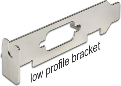 Picture of Delock Low Profile Slot Bracket with D-Sub 9 opening