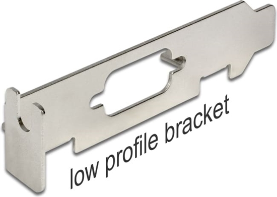 Picture of Delock Low Profile Slot Bracket with D-Sub 9 opening