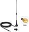 Picture of Delock LPWAN 868 MHz Antenna SMA plug 4.5 dBi fixed omnidirectional with connection cable RG-58 C/U 2.5 m outdoor black