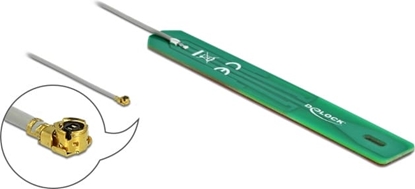 Picture of Delock LPWAN Antenna 880 - 960 MHz I-PEX Inc., MHF® I plug 2 dBi 1.13 7.5 cm PCB internal self-adhesive