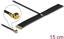Изображение Delock LPWAN Antenna I-PEX Inc., MHF® I plug -0.38 dBi 1.13 15 cm FPC internal self-adhesive