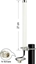 Attēls no Delock LTE / GSM / UMTS Antenna N jack 2 - 6,5 dBi 27 cm omnidirectional fixed pole mount white outdoor