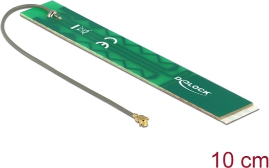 Picture of Delock LTE Antenna I-PEX Inc., MHF® I plug 2 - 3 dBi 1.13 10 cm PCB internal self adhesive