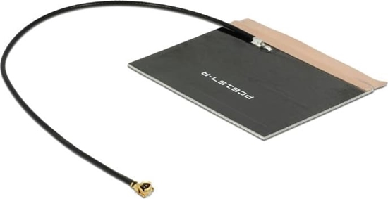 Picture of Delock LTE Antenna I-PEX Inc., MHF® I plug 2.0 - 3.5 dBi 1.13 15 cm PCB internal self adhesive