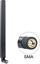 Picture of Delock LTE Antenna SMA plug 0.1 - 4.5 dBi omnidirectional with tilt joint black