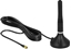 Picture of Delock LTE Antenna SMA plug 2 - 3 dBi 11 cm fixed omnidirectional with magnetic base and connection cable RG-174 A/U 3 m outdoor black