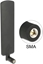 Attēls no Delock LTE Antenna SMA plug 2 dBi omnidirectional rotatable with tilt joint black