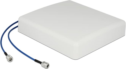 Picture of Delock LTE MIMO Antenna 2 x N jack 8 dBi directional with connection cable RG-402 37 cm outdoor beige