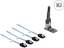 Attēls no Delock M.2 2242 Key B+M Controller to 4 x SATA with 1 m cable