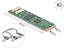 Picture of Delock M.2 Card to 2 x Serial RS-232 DB9 with Standard and Low Profile slot brackets