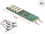 Изображение Delock M.2 Card to 4 x Serial RS-232 DB9 with Standard and Low Profile slot brackets