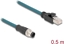 Picture of Delock M12 Adapter Cable A-coded 8 pin male to RJ45 male 50 cm