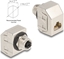 Изображение Delock M12 Adapter X-coded 8 pin female to RJ45 jack Cat.6A STP metal