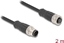 Attēls no Delock M12 Cable A-coded 8 pin male to female PVC 2 m