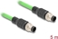 Изображение Delock M12 Cable A-coded 8 pin male to male PUR (TPU) 5 m