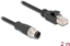 Picture of Delock M12 Cable A-coded 8 pin male to RJ45 male PVC 2 m