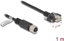 Изображение Delock M12 Cable D-coded 4 pin female to RJ45 plug with screws Cat.5e FTP 1 m black
