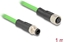 Picture of Delock M12 Cable D-coded 4 pin male to female PUR (TPU) 1 m