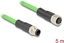 Attēls no Delock M12 Cable D-coded 4 pin male to female PUR (TPU) 5 m