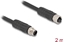 Picture of Delock M12 Cable L-coded 4 pin male to female PUR suitable for drag chains 2 m black