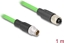 Attēls no Delock M12 Cable X-coded 8 pin male to female PUR (TPU) 1 m