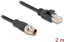 Picture of Delock M12 Cable X-coded 8 pin male to RJ45 male PVC 2 m