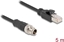 Picture of Delock M12 Cable X-coded 8 pin male to RJ45 male PVC 5 m