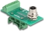 Attēls no Delock M12 Transfer Module Adapter A-coded 8 pin female to 9 pin terminal block for DIN rail