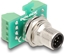 Attēls no Delock M12 Transfer Module Adapter A-coded 8 pin male to 9 pin terminal block for installation