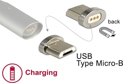 Picture of Delock Magnetic Adapter USB Type Micro-B male