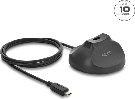 Picture of Delock Magnetic base USB Type-A female to USB Type-C™ male 10 Gbps Docking Cable 1.2 m