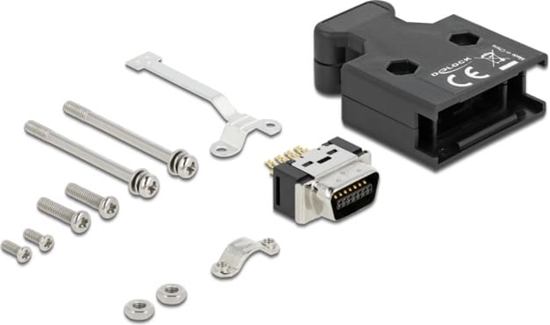 Picture of Delock MDR male 14 pin solder connection with housing
