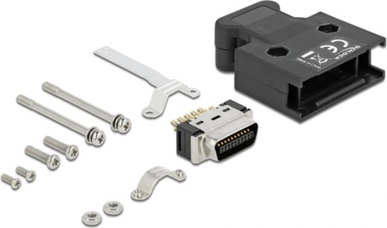 Picture of Delock MDR male 20 pin solder connection with housing
