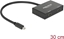 Picture of Delock Mini DisplayPort 1.2 Splitter 1 x mini DisplayPort in > 2 x HDMI out 4K