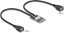 Picture of Delock Mini PCIe Adapter full size to 2 x USB 2.0 Type-A female 30 cm