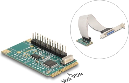 Picture of Delock Mini PCIe I/O PCIe full size 1 x Parallel